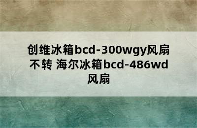 创维冰箱bcd-300wgy风扇不转 海尔冰箱bcd-486wd风扇